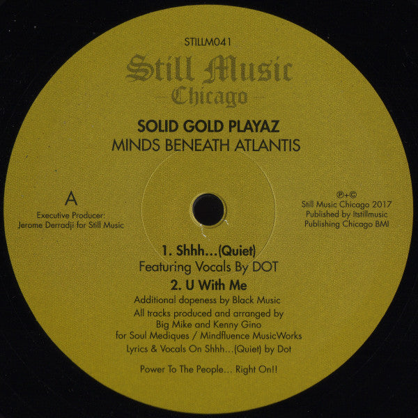 Solid Gold Playaz : Minds Beneath Atlantis (12", RE)