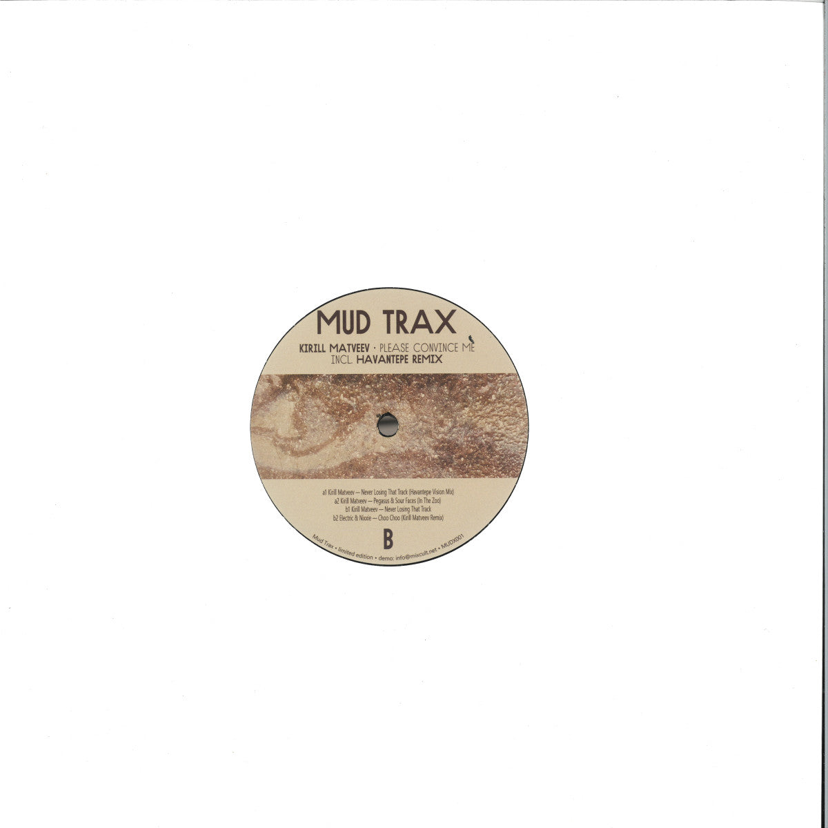 Kirill Matveev - Please Convince Me Ep (Mud Trax) (M)
