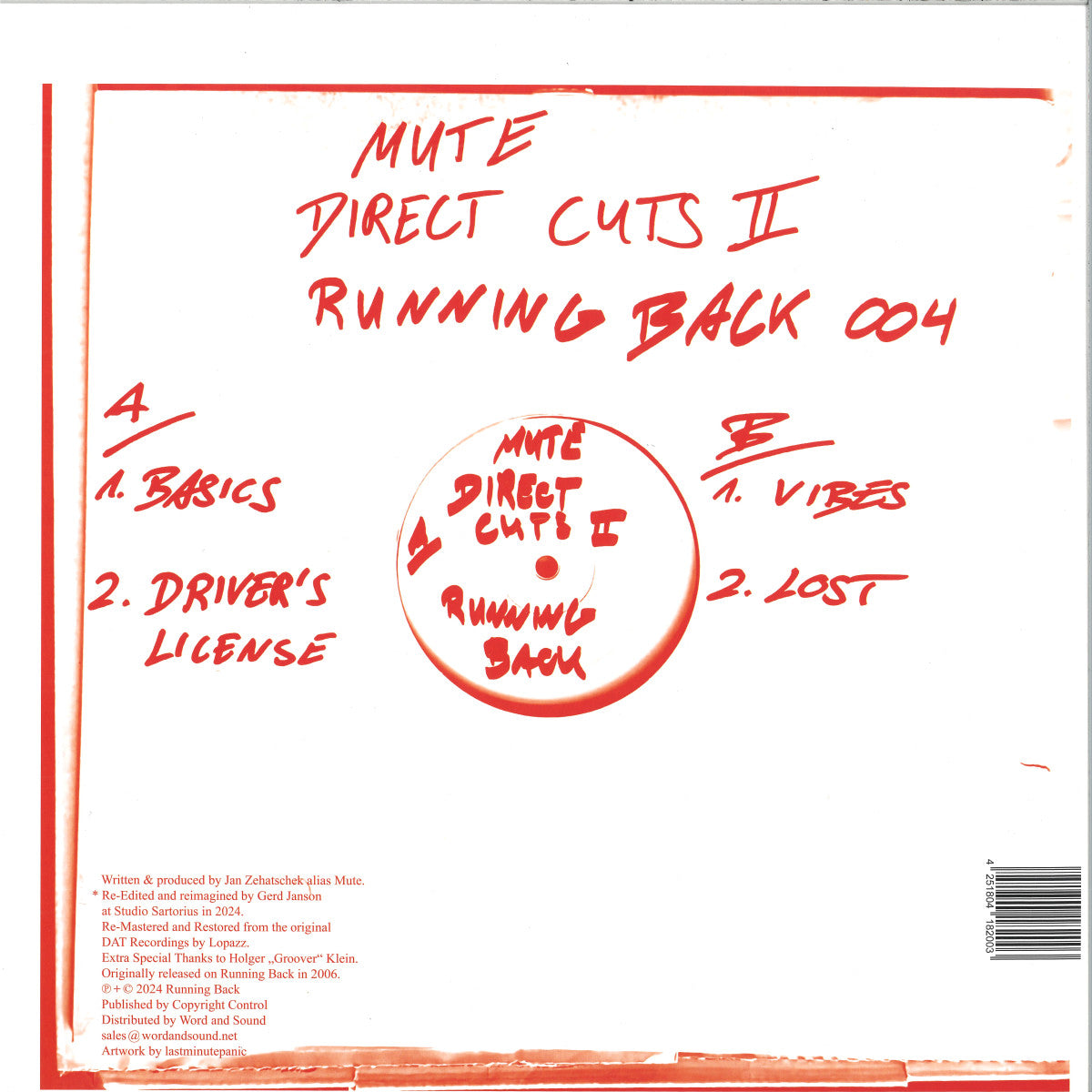 Mute - Direct Cuts II Redux (Running Back) (M)