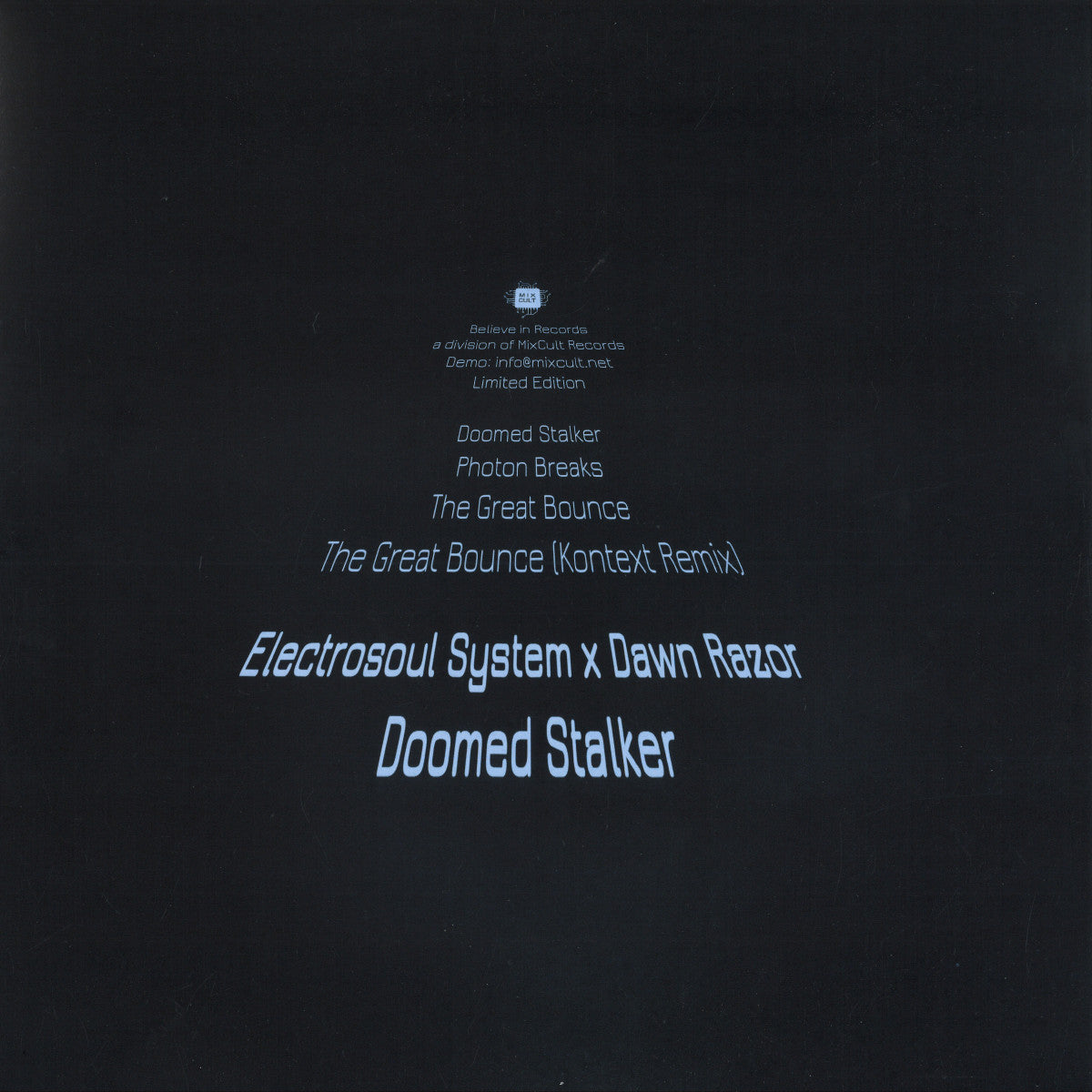 Electrosoul System, Dawn Razor - Doomed Stalker Ep (Believe in Records) (M)