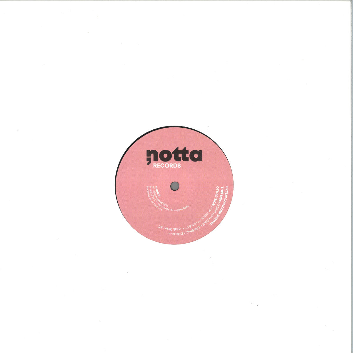 Cyclic / Random - Skewed (Notta Records) (M)
