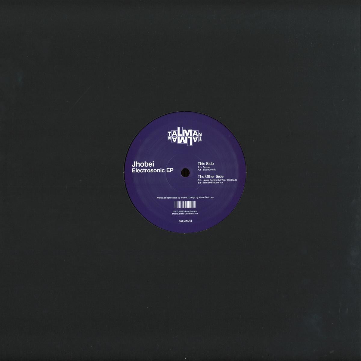 Jhobei - Electrosonic EP (Talman Records) (M)