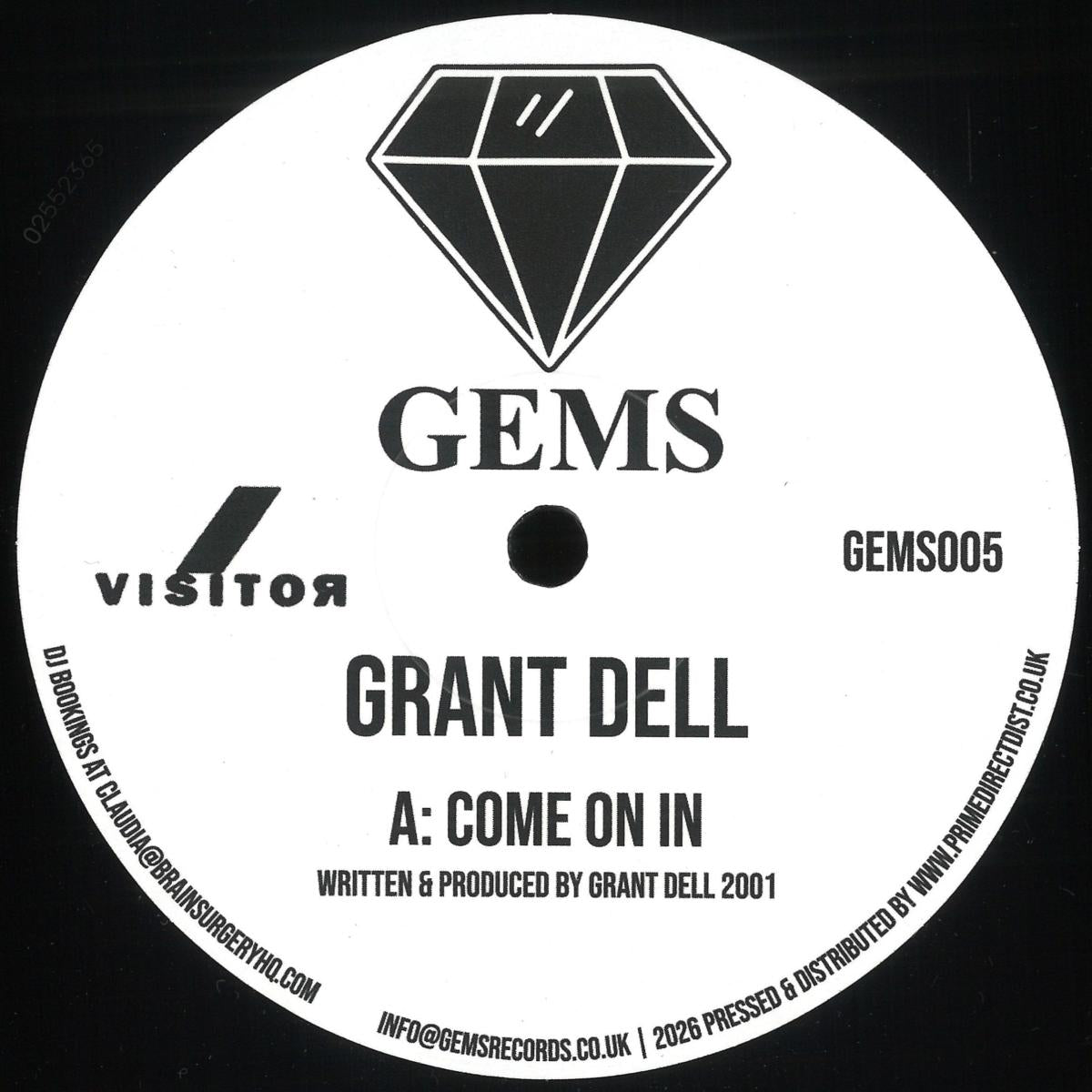 Grant Dell - Come On In / We Go Deep (Gems) (M)