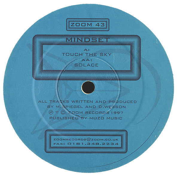 Mindset : Touch The Sky / Solace (12")