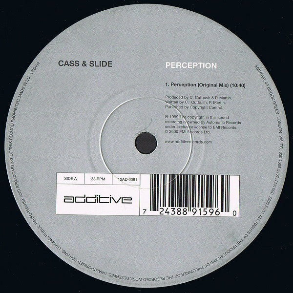 Cass & Slide : Perception (12")