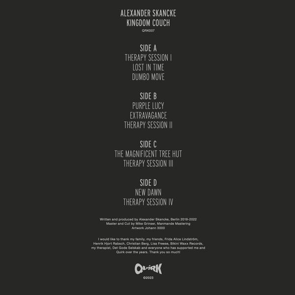 Alexander Skancke : Kingdom Couch (2x12", Album)