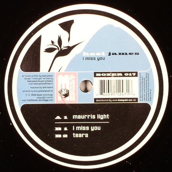 Hoel James : I Miss You (12")