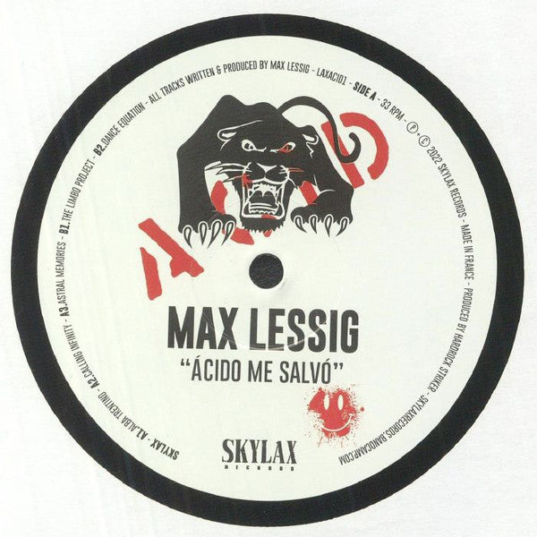 Max Lessig : Ácido Me Salvó (12", EP)