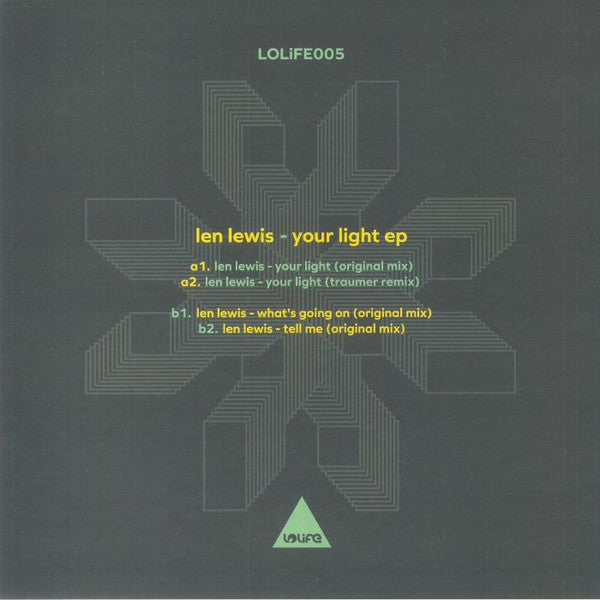 Len Lewis : Your Light EP (12", EP, tra)