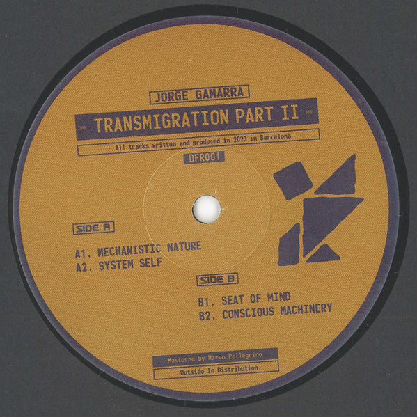 Jorge Gamarra : Transmigration Part II (12", EP)