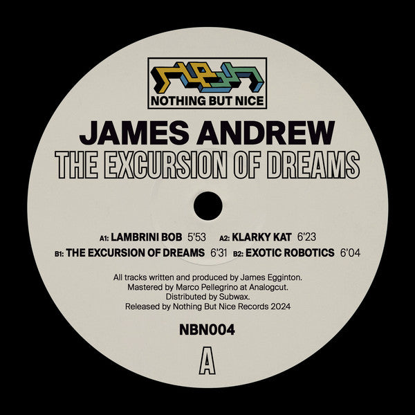 James Andrew (4) : The Excursion Of Dreams (12", EP)
