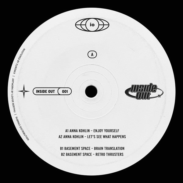 Anna Kohlin, Basement Space : INSIDE OUT 001 (12", EP)
