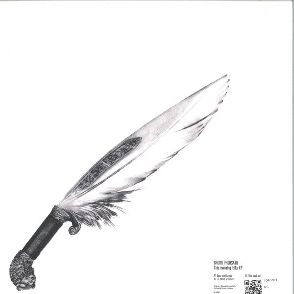 Bruno Pronsato : This Morning Talks (12", Whi)