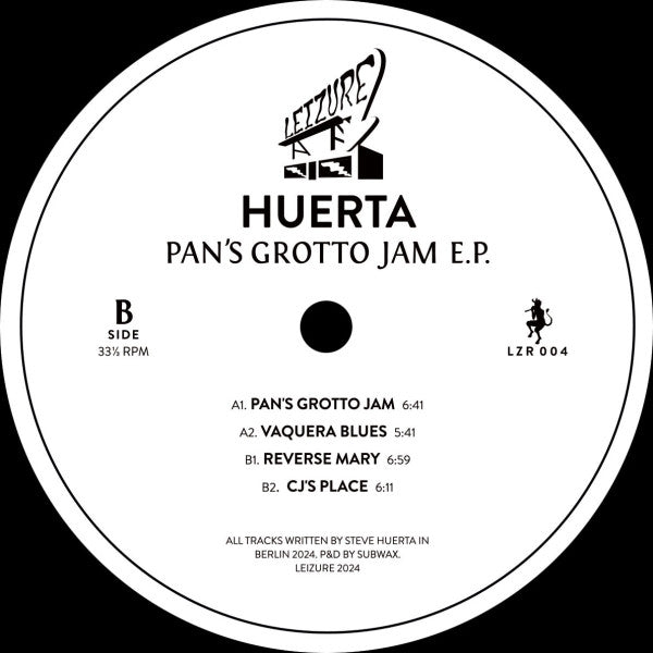 Huerta* : Pan’s Grotto Jam EP (12", EP)