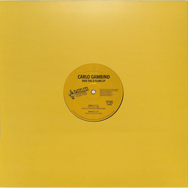 Carlo Gambino : Ride The D Plane (12")