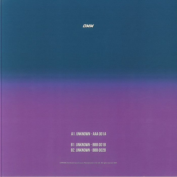 Unknown Artist : OMM 008 (12", EP)