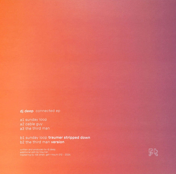DJ Deep : Connected EP (12", EP)