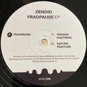 Zendid : Fradpause EP (12", EP, 180)