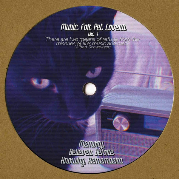 Various : Music For Pet Lovers Vol. 1 (12", Ltd, Pin)