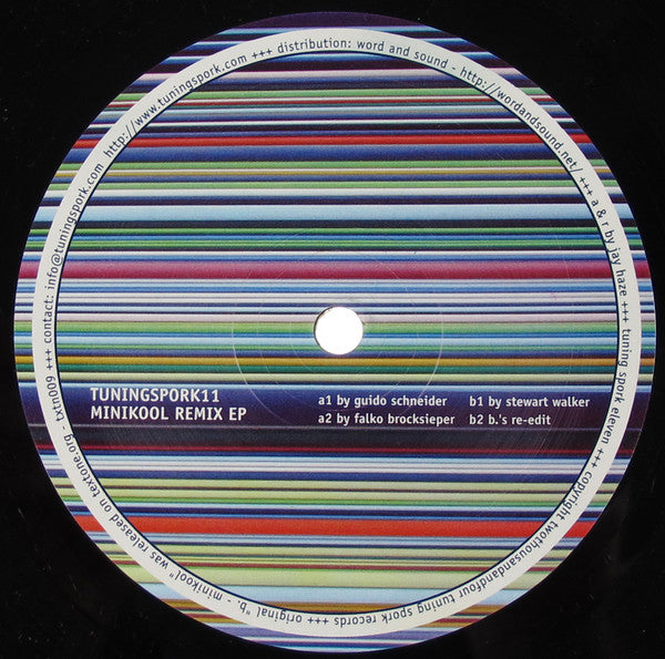 B. : Minikool Remix EP (12", EP)