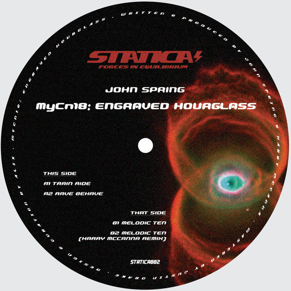 John Spring, Harry McCanna : MyCn18: Engraved Hourglass (12", EP)
