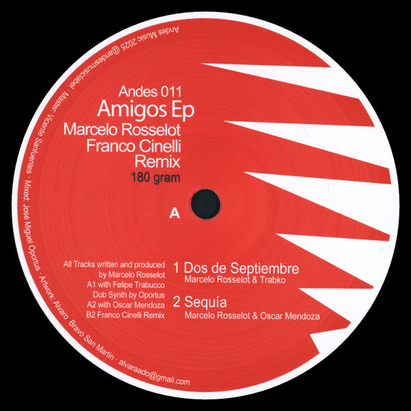 Marcelo Rosselot : Amigos (12")