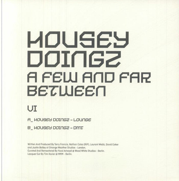 Housey Doingz : A Few And Far Between VI (10", Comp)