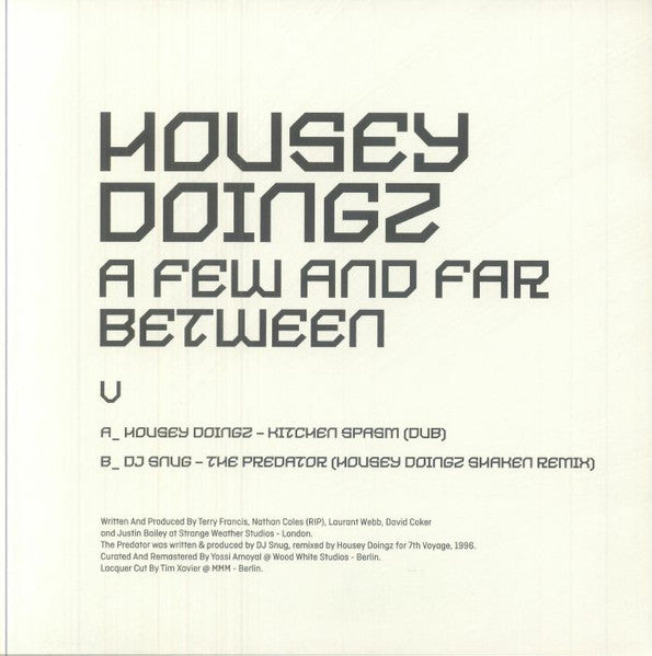 Housey Doingz : A Few And Far Between V (10", Comp)