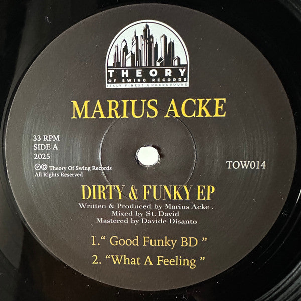 Marius Acke : Dirty & Funky EP (12", EP)
