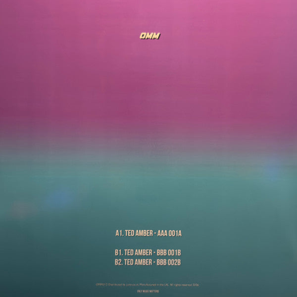 Ted Amber (2) : OMM012 (12")