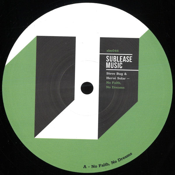 Steve Bug & Hervé Solar : No Faith, No Dreams (12")