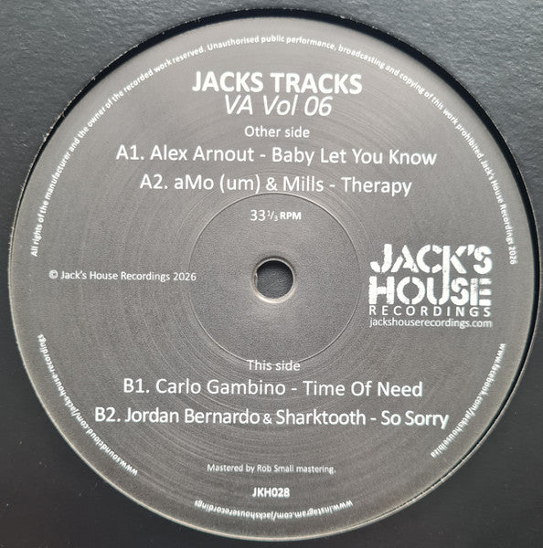 Various : Jacks Tracks VA Vol 06 (12")