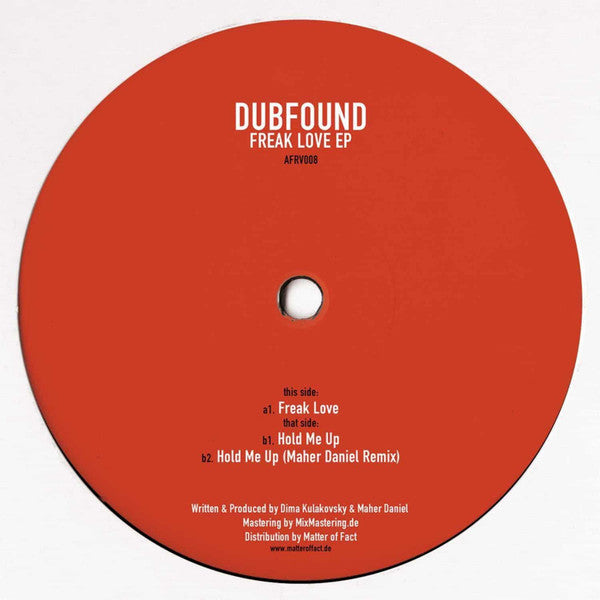 Dubfound : Freak Love EP (12")