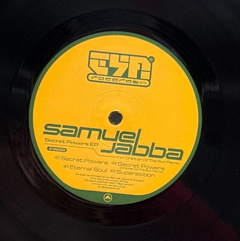 Samuel Jabba : Secret Powers EP (12")
