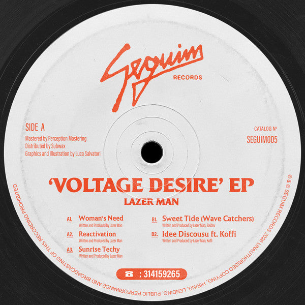 Lazer Man : Voltage Desire EP (12", EP)