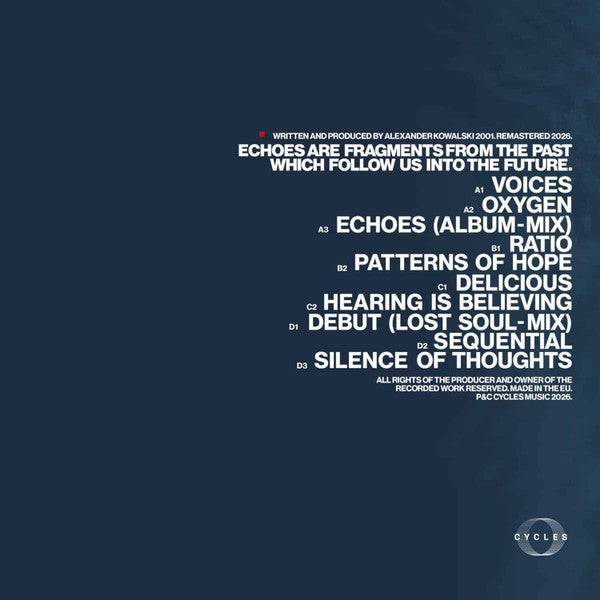 Alexander Kowalski : Echoes (2x12", Album, RE, RM, Blu)