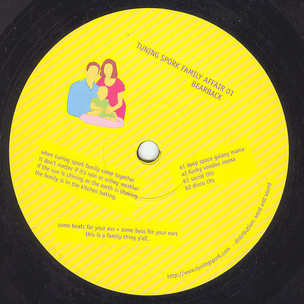 Bearback : Tuning Spork Family Affair 01 EP (12")