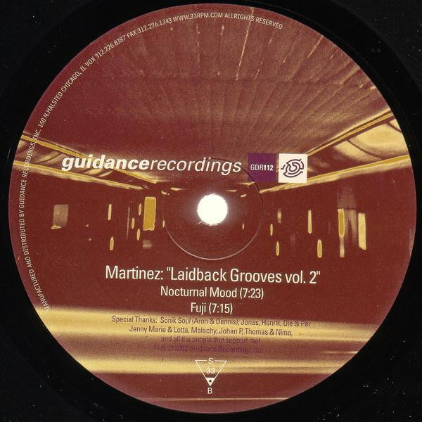 Martinez : Laidback Grooves Vol. 2 (12")