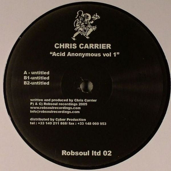 Chris Carrier : Acid Anonymous Vol. 1 (12", Ltd)