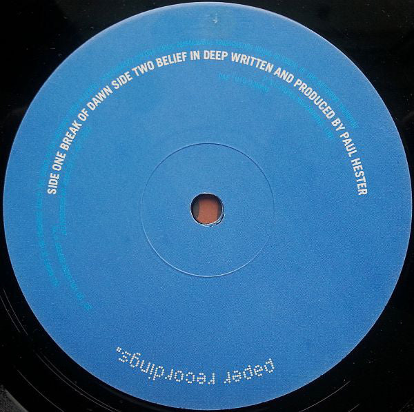 Paul Hester : Break Of Dawn (12")