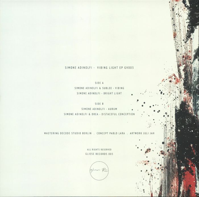 Simone Adinolfi - Vibing Light Ep (Gliese Records) (M)