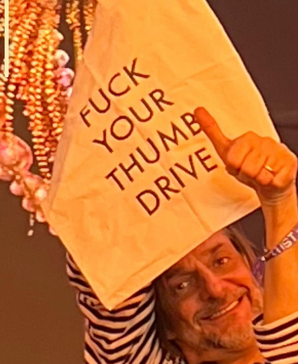 Fuck Your Thumb Drive Tote