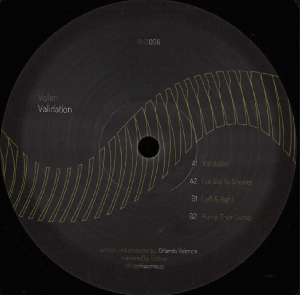 Volen - Validation (Rhizome (US)) (M)