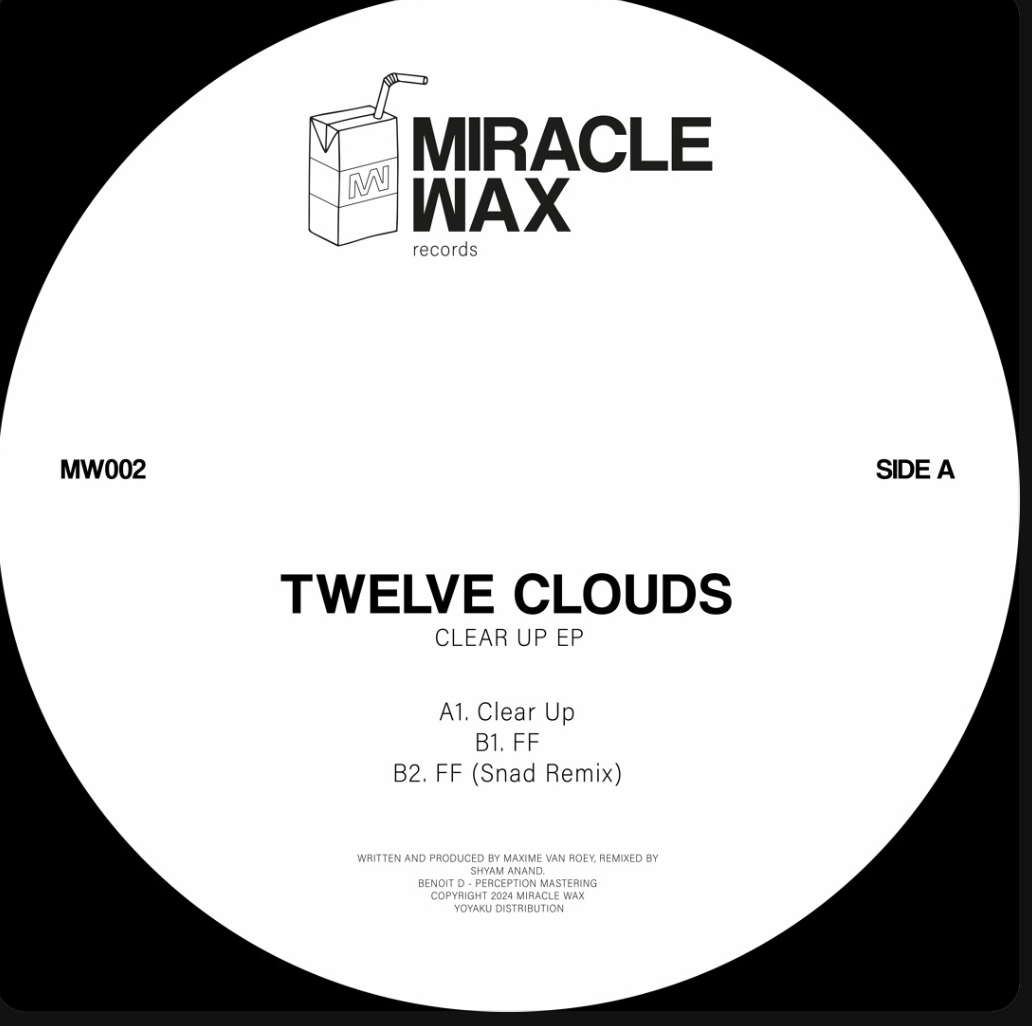 Twelve Clouds - Clear Up EP (Miracle Wax) (VG+)