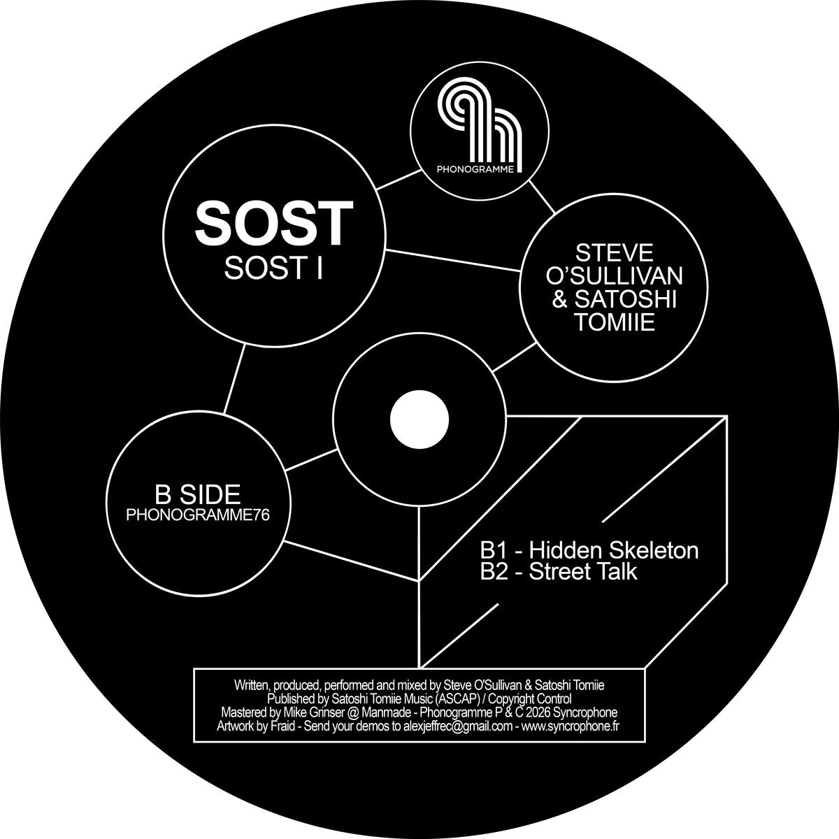 Satoshi Tomiie, Steve O'Sullivan - SOST 1 (Phonogramme) (M)