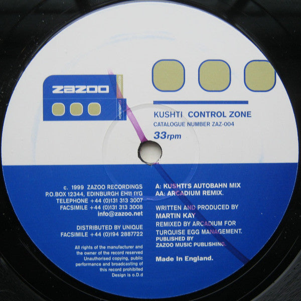 Kushti (2) : Control Zone (12")