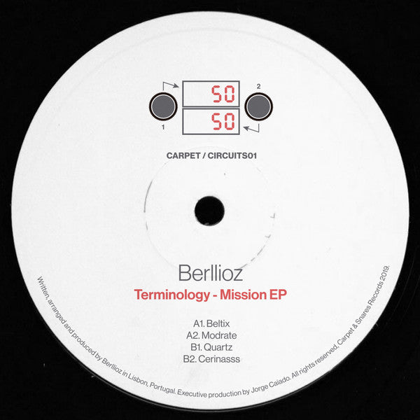 Berllioz : Terminology-Mission EP (12", EP)