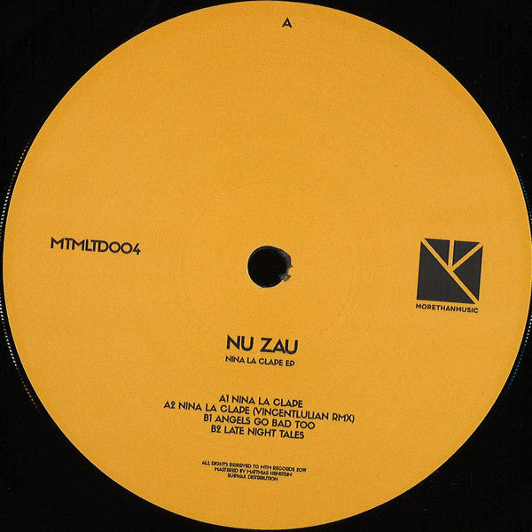 Nu Zau : Nina La Clape EP (12", EP, Ltd, 180)