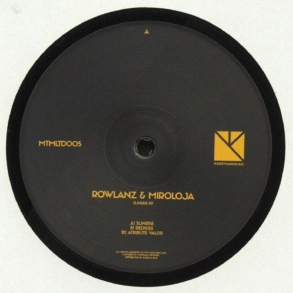 Rowlanz & Miroloja : Sunrise EP (12", EP, 180)