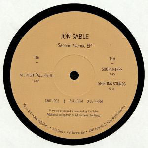 Jon Sable : Second Avenue (12", EP)